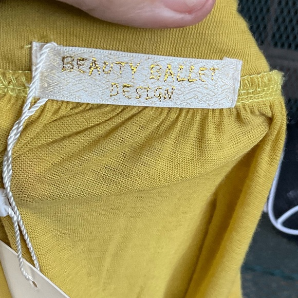 Beauty Ballet design gold cotton stretch victorian poet cream lace ruffles Med. - Picture 9 of 14